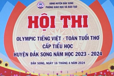 HỘI THI OLYMPIC TIẾNG VIỆT – TOÁN TUỔI THƠ CẤP TIỂU HỌC NĂM 2024
